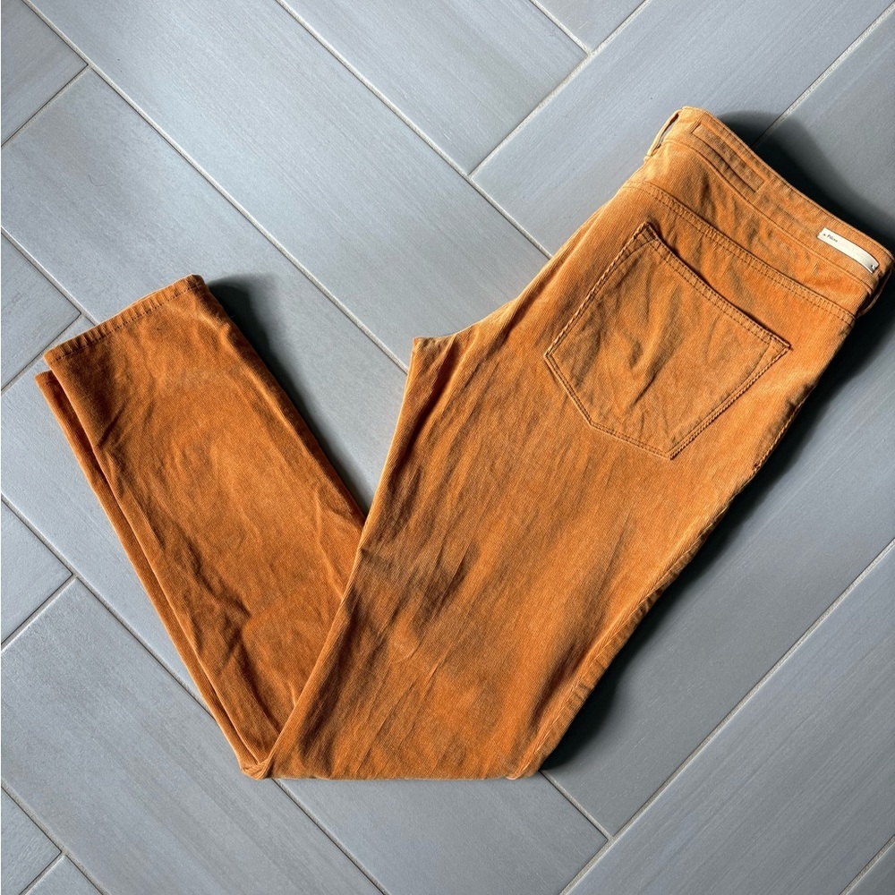 Anthropologie Pilcro Terracotta Corduroy Pants